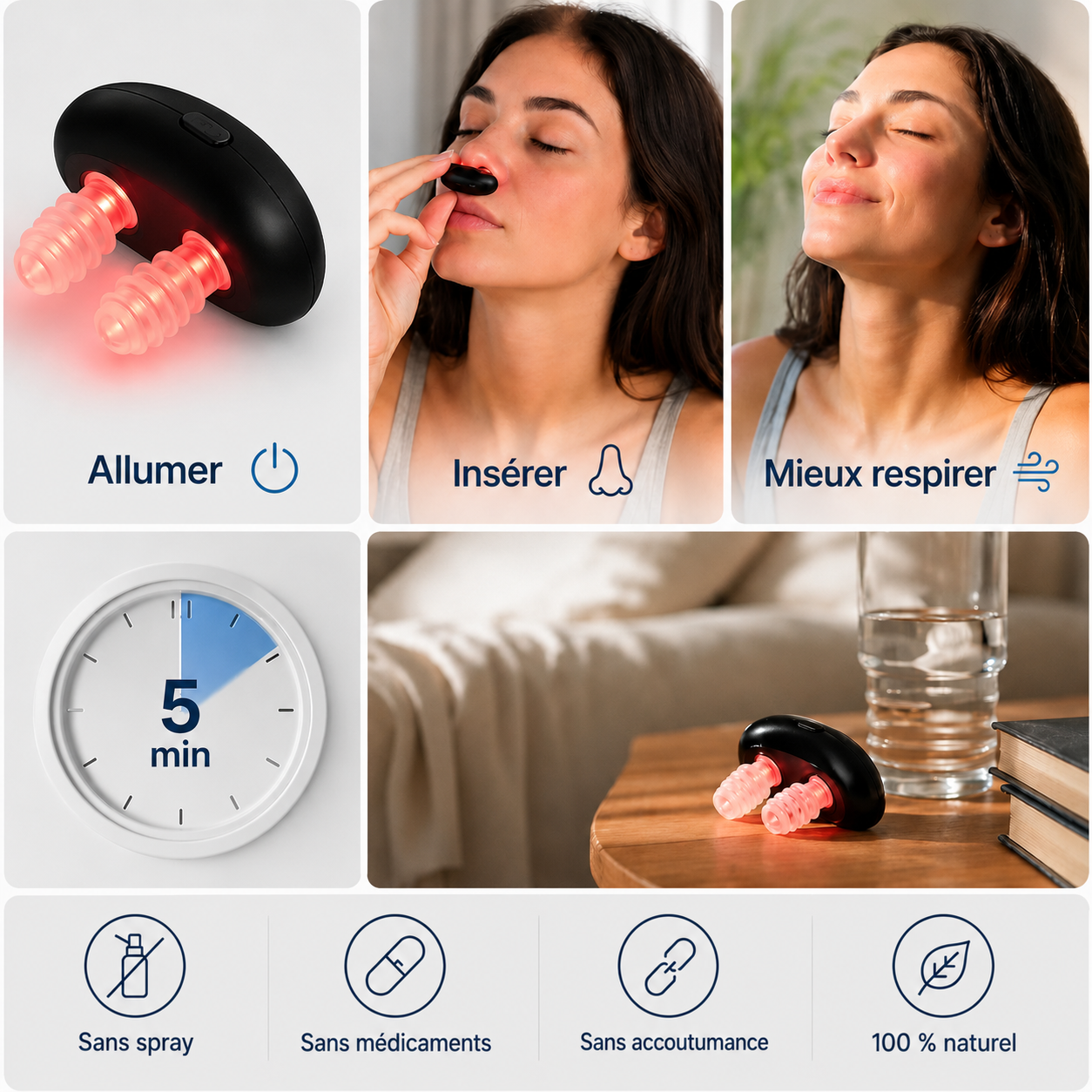 Nasozen™ Thérapie par Lumière Rouge